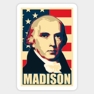 President James Madison Sticker